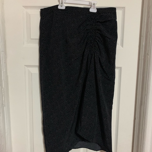 Banana Republic Ruched Midi Skirt Size 8 - Picture 1 of 4